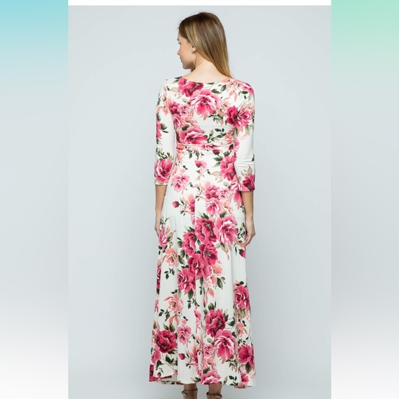 Hello miz floral maternity gown size small - Picture 3 of 5